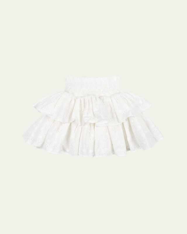 Lacey Smock Tiered Skirt, Size 9M-10